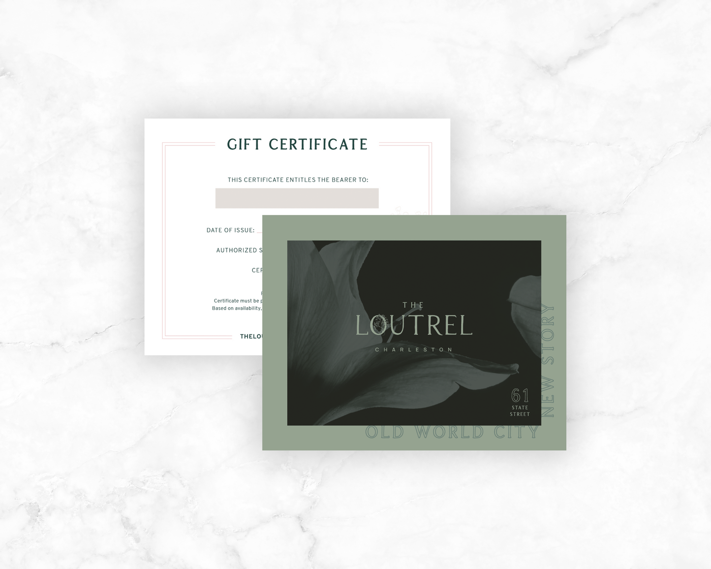 The Loutrel Gift Certificate